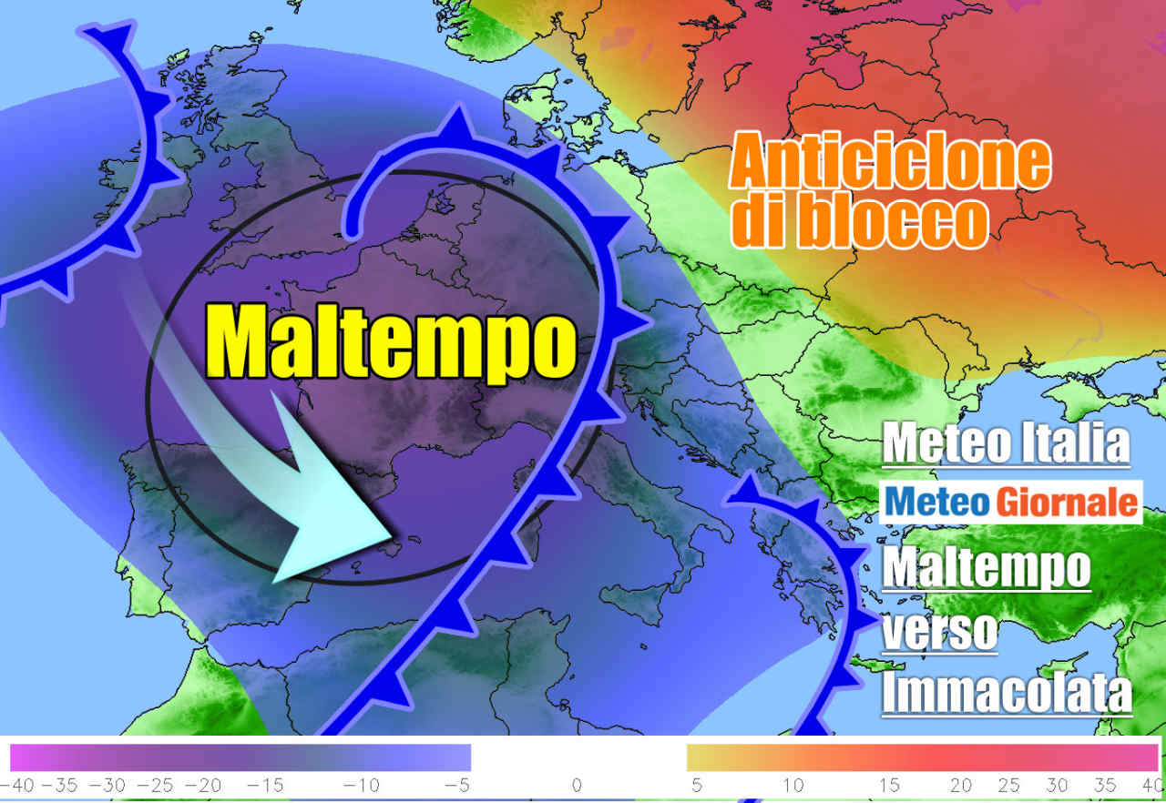 Regime di bassa pressione persistente anche nei prossimi giorni