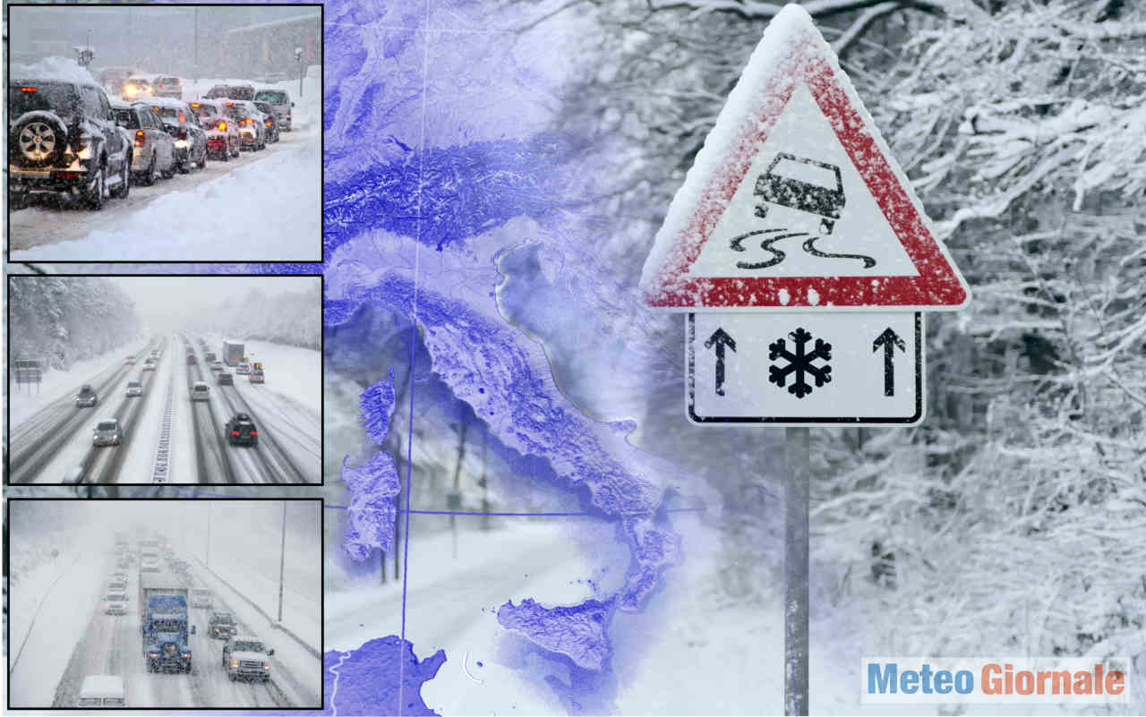 Meteo invernale gelido.