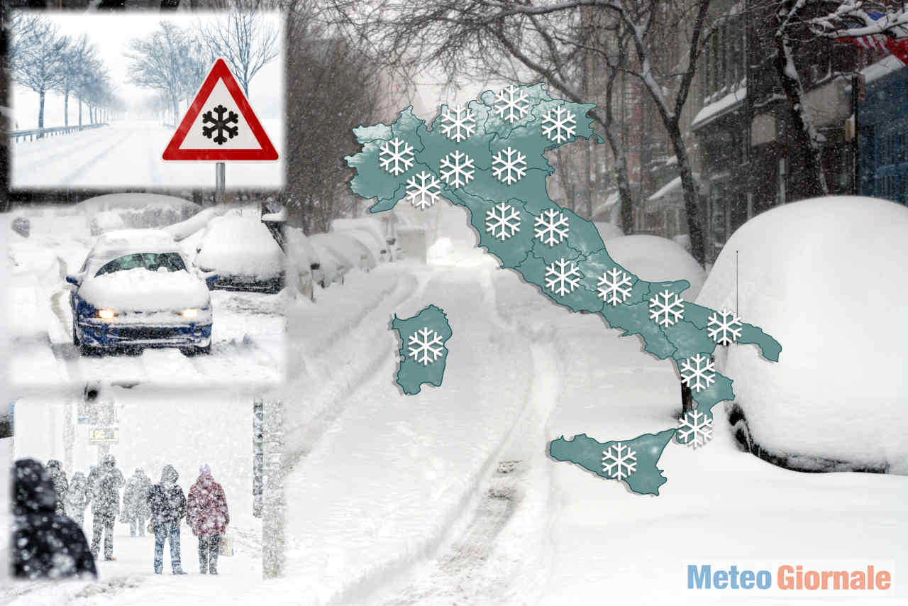 Meteo invernale, ogni anno si rischia l'evento di freddo storico. 