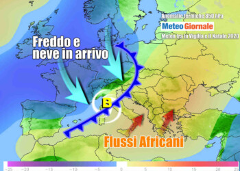 METEO Italia 7 Giorni. Tornano freddo e neve per le festività natalizie