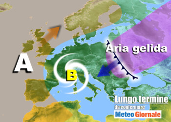 Meteo Italia sino alla Befana: freddo, pioggia, neve, poi gelo