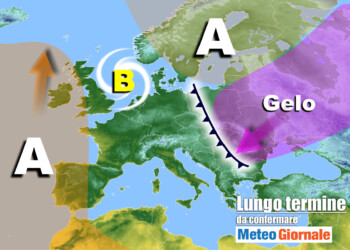 Meteo Italia sul lungo termine, MIGLIORA in attesa del possibile GELO