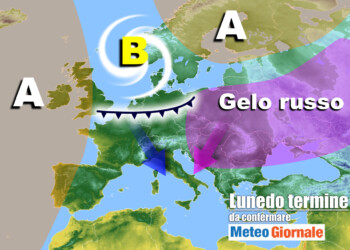 Meteo Italia sul lungo termine: pieno INVERNO, forte e duraturo