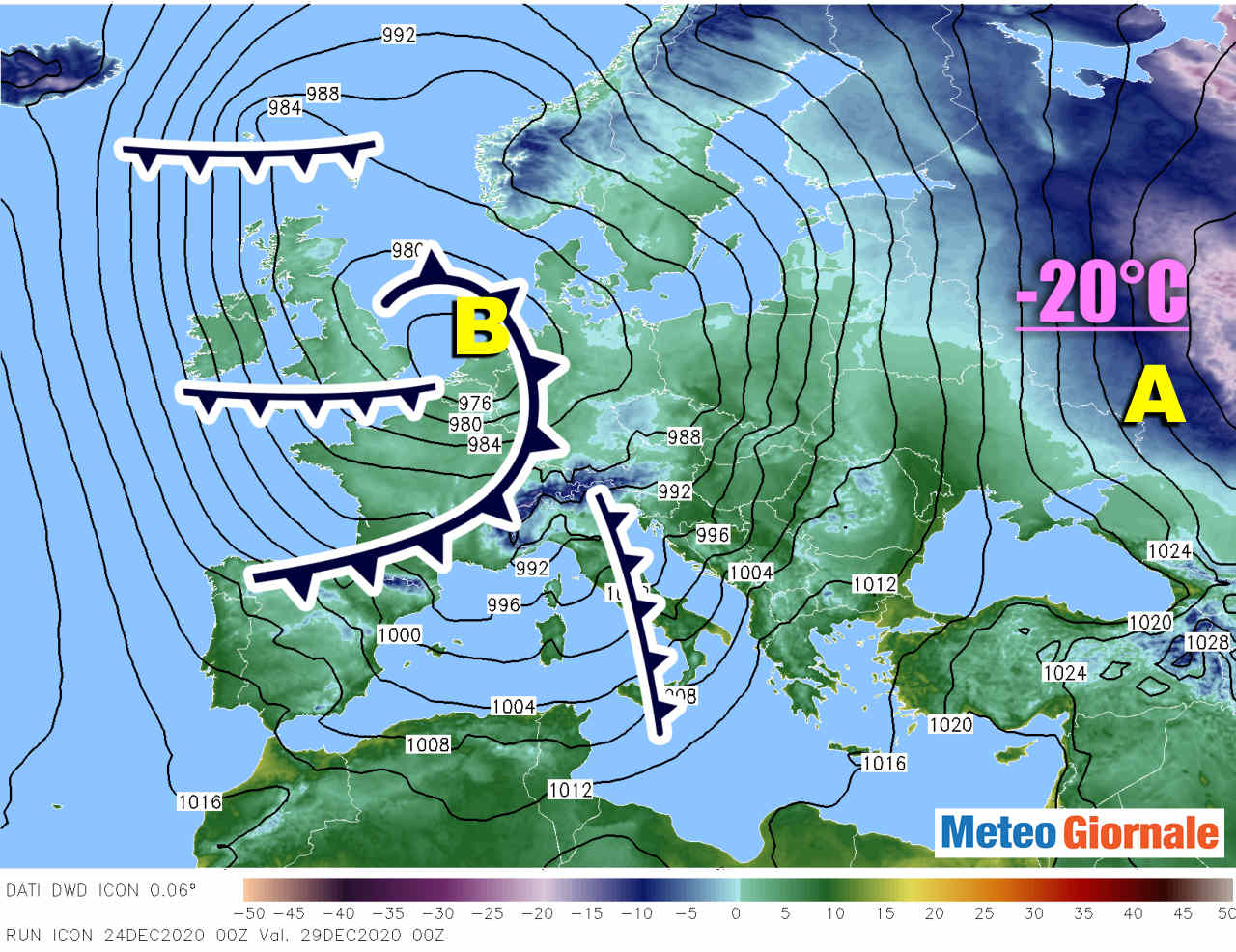 Meteo 29 dicembre burrasca.