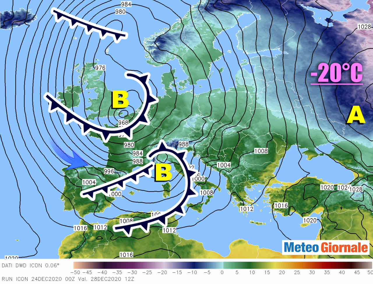 Meteo 28 dicembre burrasca.