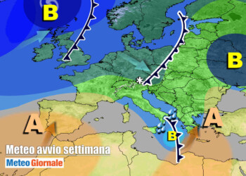 METEO sino a Natale. Weekend con pioggia e neve, poi FREDDO punta l’Italia