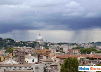 Meteo su Roma con frequenti precipitazioni d’inverno