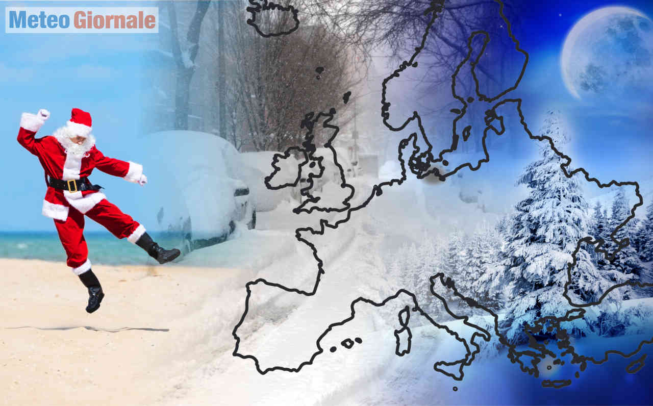 Meteo invernale tra Natale e Capodanno, con mitezza spazzata via dal freddo.