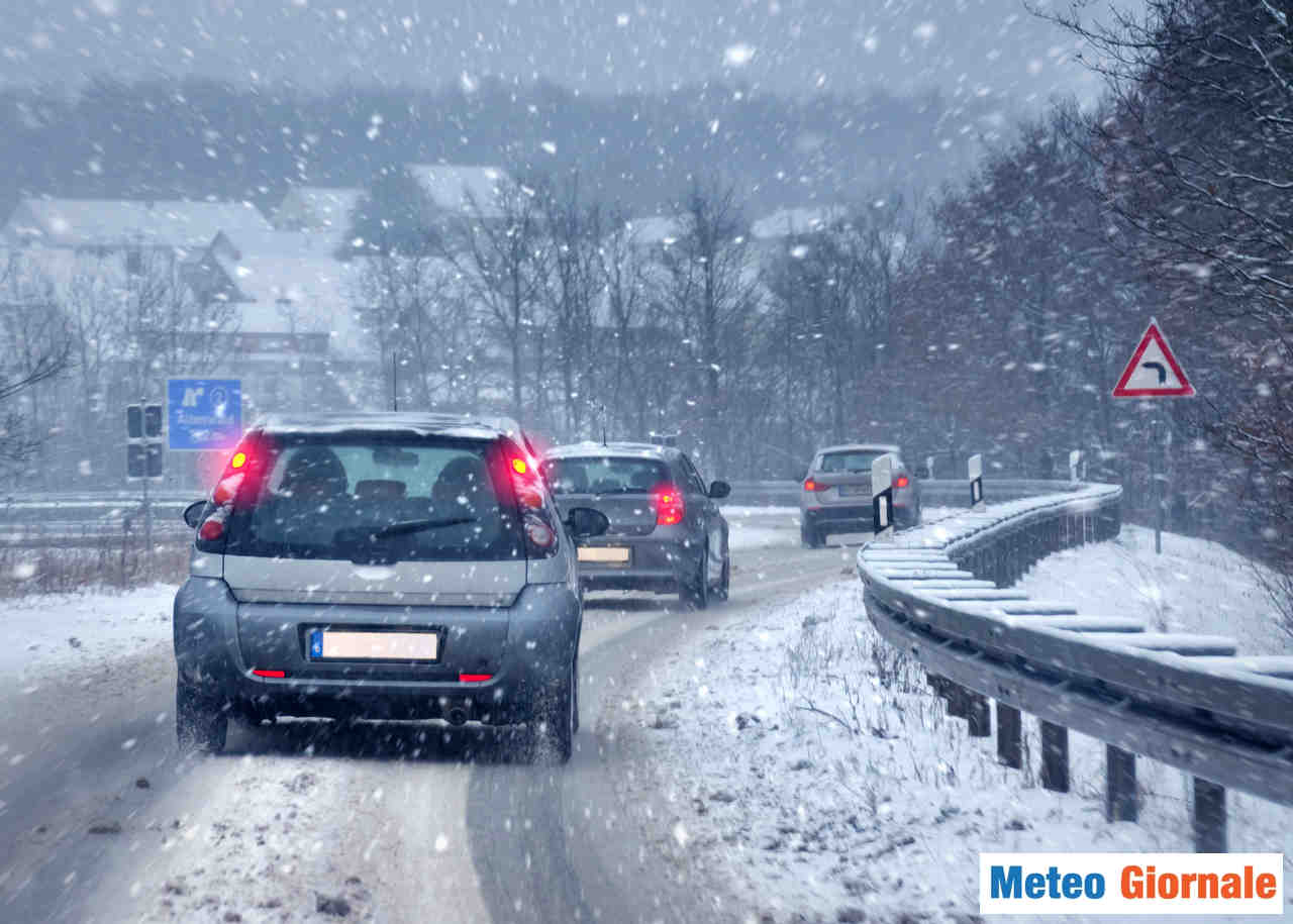 Neve protagonista a Capodanno