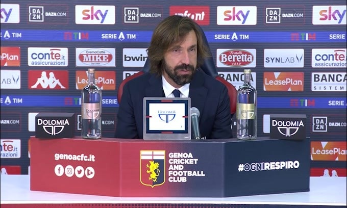 Pirlo: “L’abbraccio a Dybala? Meritava il gol, ma mi aspetto ancora di più”