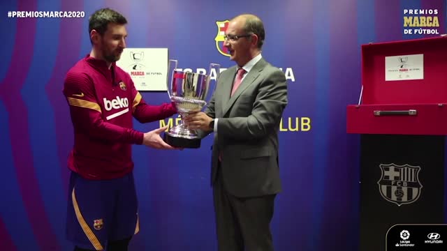 Messi Pichichi della Liga per la 7ª volta, la premiazione