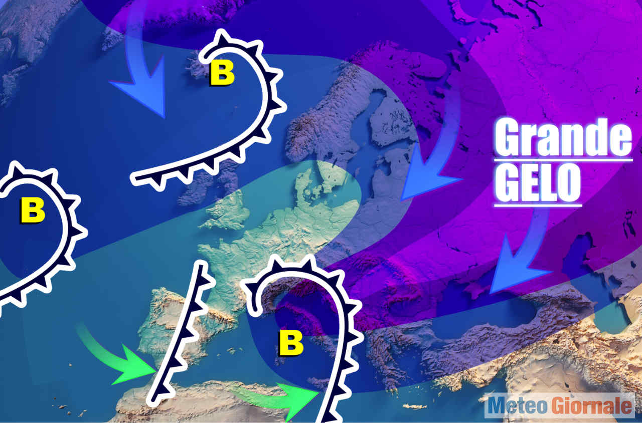 Meteo Gennaio con rischio grande gelo.