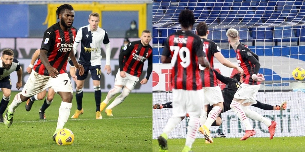 Festa Milan con Kessié e Castillejo, la perla di Ekdal non basta alla Samp