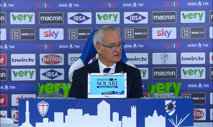 Ranieri: "Quagliarella? Gli ho detto: prima te li stanco, poi entri"