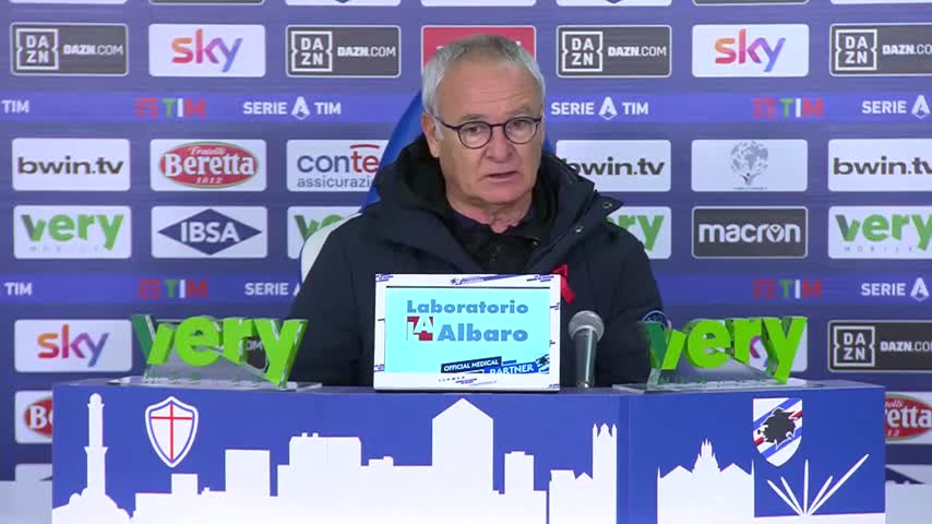 Ranieri: "Primo tempo da cancellare"