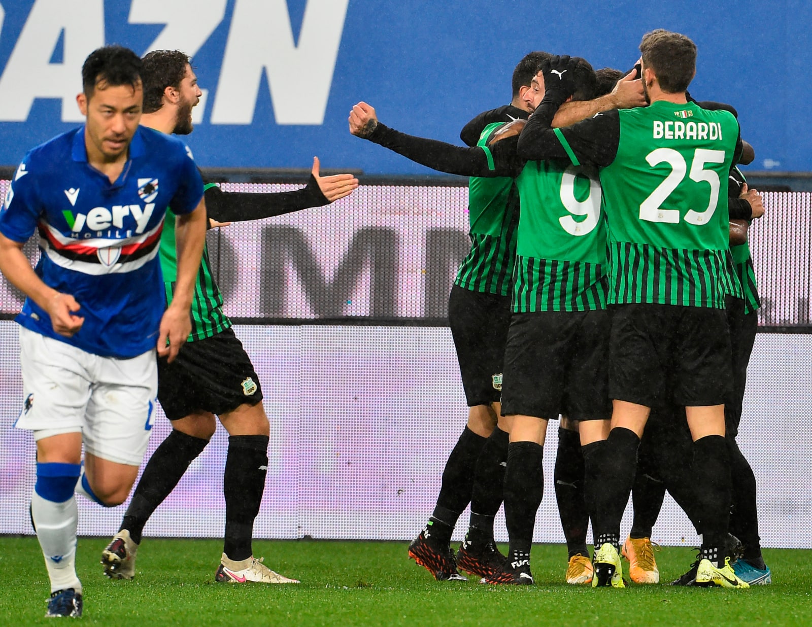 Il Sassuolo vola al quarto posto! Sampdoria ko 3-2