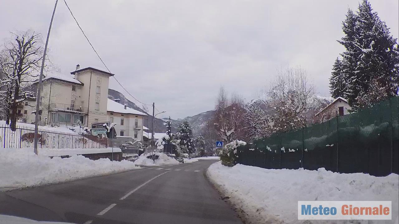 Video Meteo con la neve in Valsassina 30 12 2020