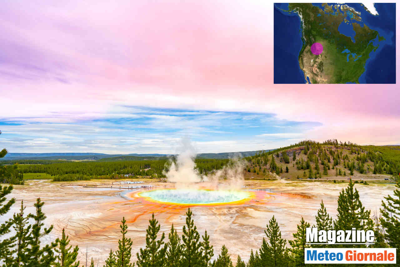 Yellowstone è un luogo fantastico, ma il sottosuolo ha una caldera e supervulcano.