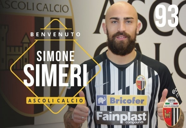 Ascoli, arrivano Simeri e D’Orazio dal Bari. Sarzi Puttini via in prestito