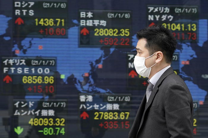 Borsa: corre Pil Cina ma Asia in calo, Europa verso flessione