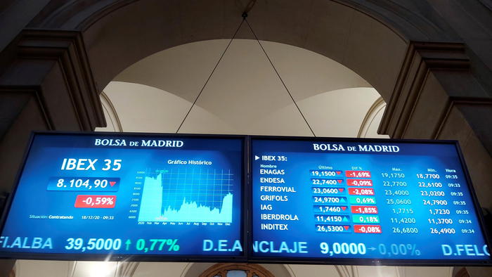 Borsa: Europa giù, occhi su Fed e vaccini, Milano -1,8%