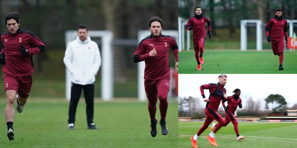 Milan di corsa verso il Cagliari, assenti Theo Hernandez e Calhanoglu