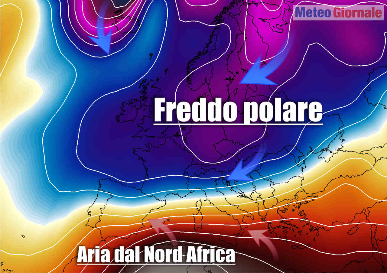 Meteo estremo con ampie variazioni termiche