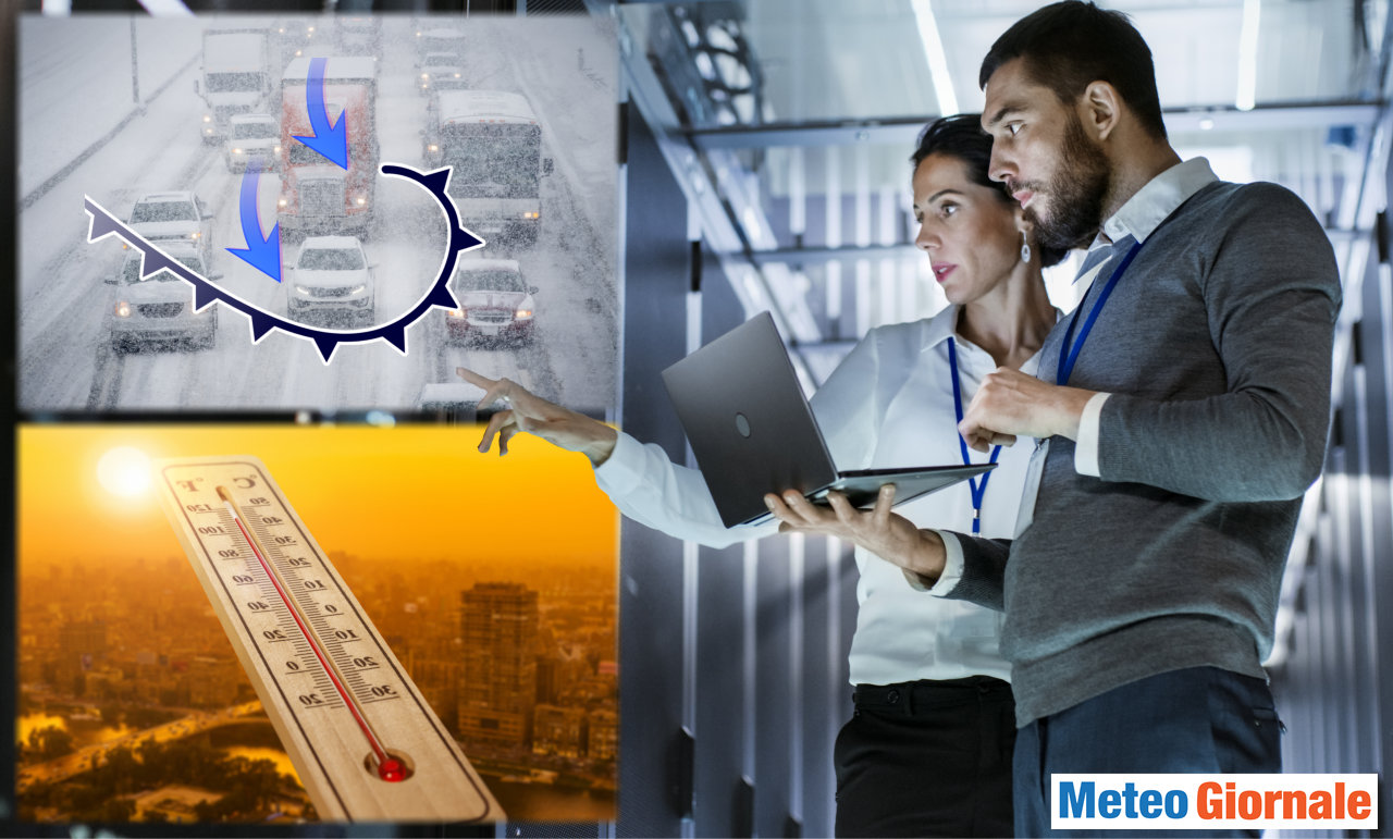 Centri meteo nel caos per bolla gelida polare.