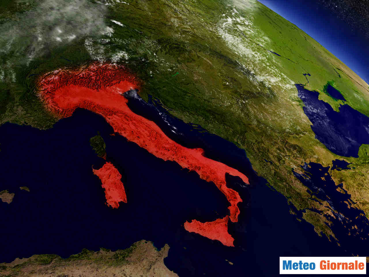 In Italia le temperature crescono a ritmo velocissimo