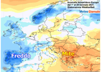 Clima Gennaio, le sorprese non finiscono mai