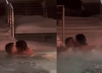 Cristiano Ronaldo e Georgina, bagno hot sotto le stelle