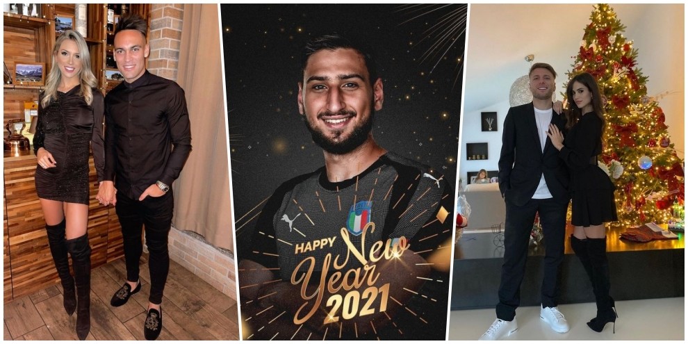 Da Donnarumma a Immobile: “Auguri per il 2021”. E Gomez sorride in famiglia