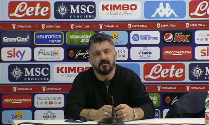 Gattuso: "Giochiamo un altro sport. Sui tifosi se ci penso.."