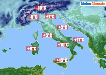 Gelate al Nord Italia, caldo africano al Sud e Sicilia: le temperature
