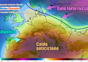 Gelo e freddo verso Europa, quale rotta avremo. Gli ultimi aggiornamenti