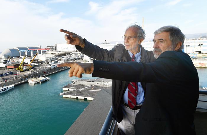 Genova apre cantieri Palasport Waterfront Renzo Piano