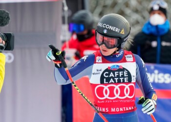 Goggia: “Contenta per la vittoria ma penso già alla gara di domani”