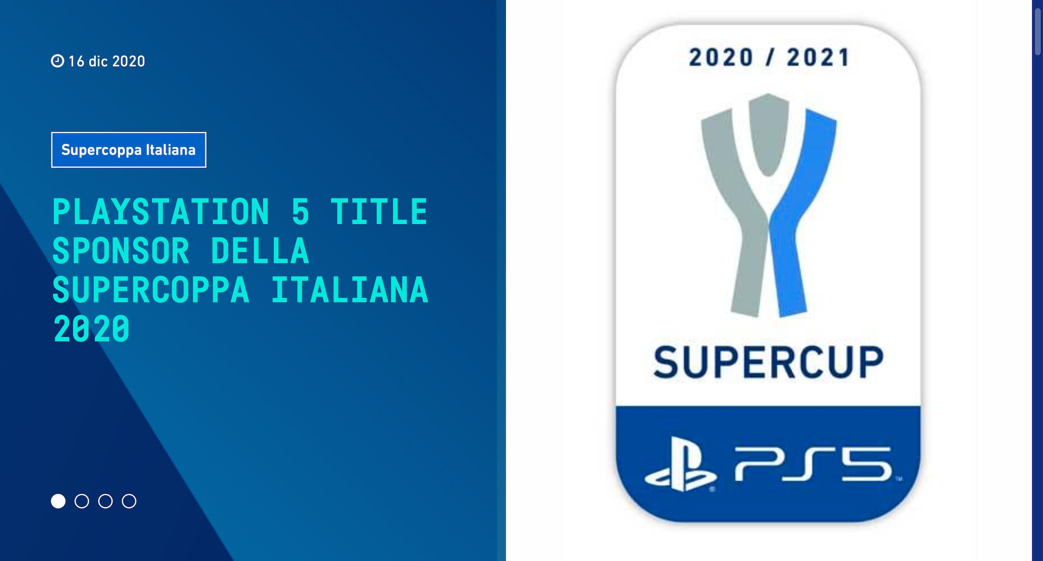 Il Napoli annuncia: “Giocheremo la Supercoppa con la Juve il 20 gennaio”