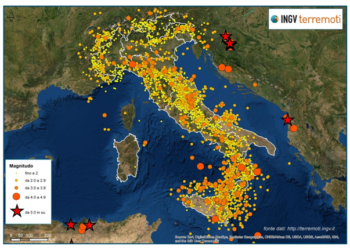 Speciale INGV, i terremoti del 2020