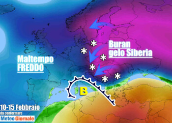 Immenso Blocco di Grande Gelo invaderà la Russia a Febbraio. A Rischio Italia