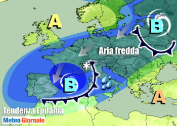 Inverno non si ferma: FREDDO e NEVE anche per l’Epifania. Poi il gelo?