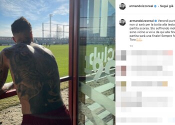 Izzo carica il Torino: “Con la Fiorentina non ci sarò, ma vi sono vicino”
