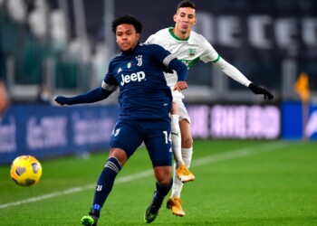 Juve-Sassuolo, McKennie chiede il cambio dopo appena 18 minuti