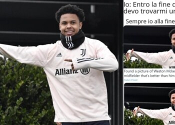 Juve, siparietto nel tunnel: la carica di McKennie a Bonucci e compagni