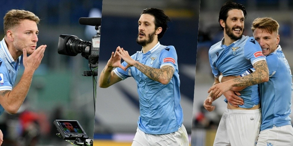 Lazio, dediche speciali per Immobile e Luis Alberto