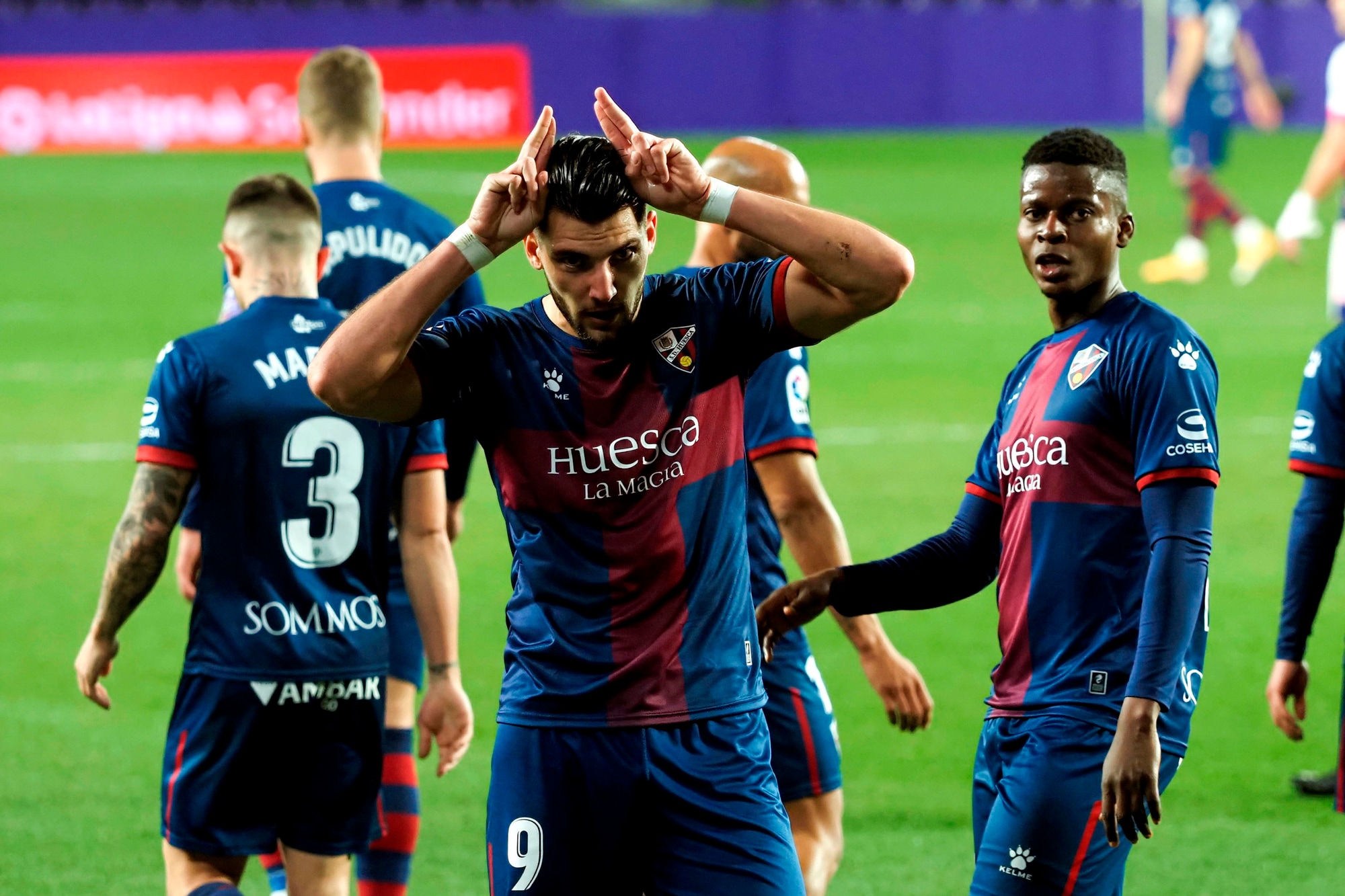 Liga: colpo Huesca, 3-1 a Valladolid