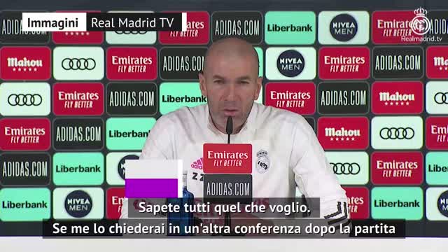 Zidane: "Futuro Ramos? Nel calcio non si sa mai..."