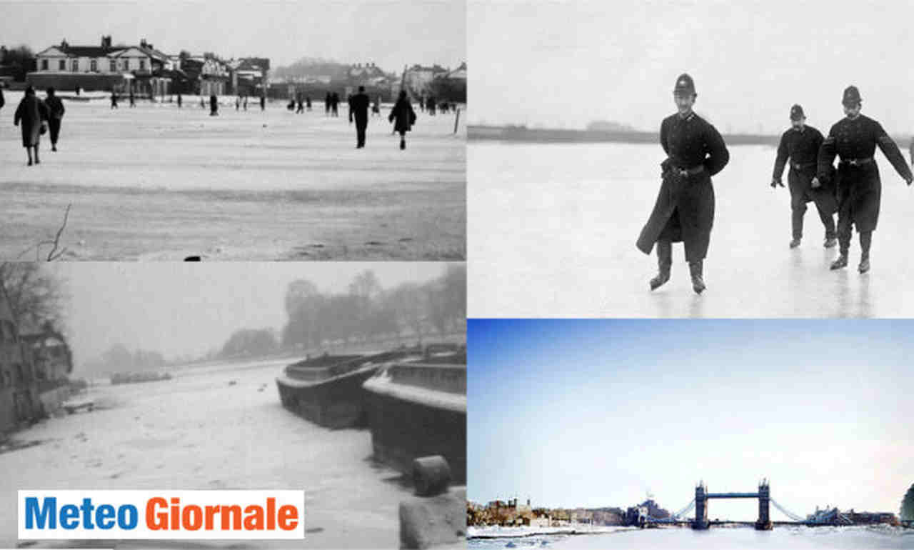 Gelo a Londra nell'Inverno 1962-63.