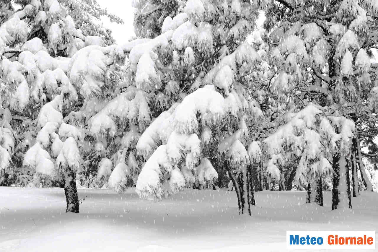 Neve anche copiosa, ma solo in montagna