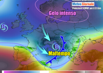 Meteo burrasca in arrivo nel weekend. Maltempo, pioggia e neve: le novità